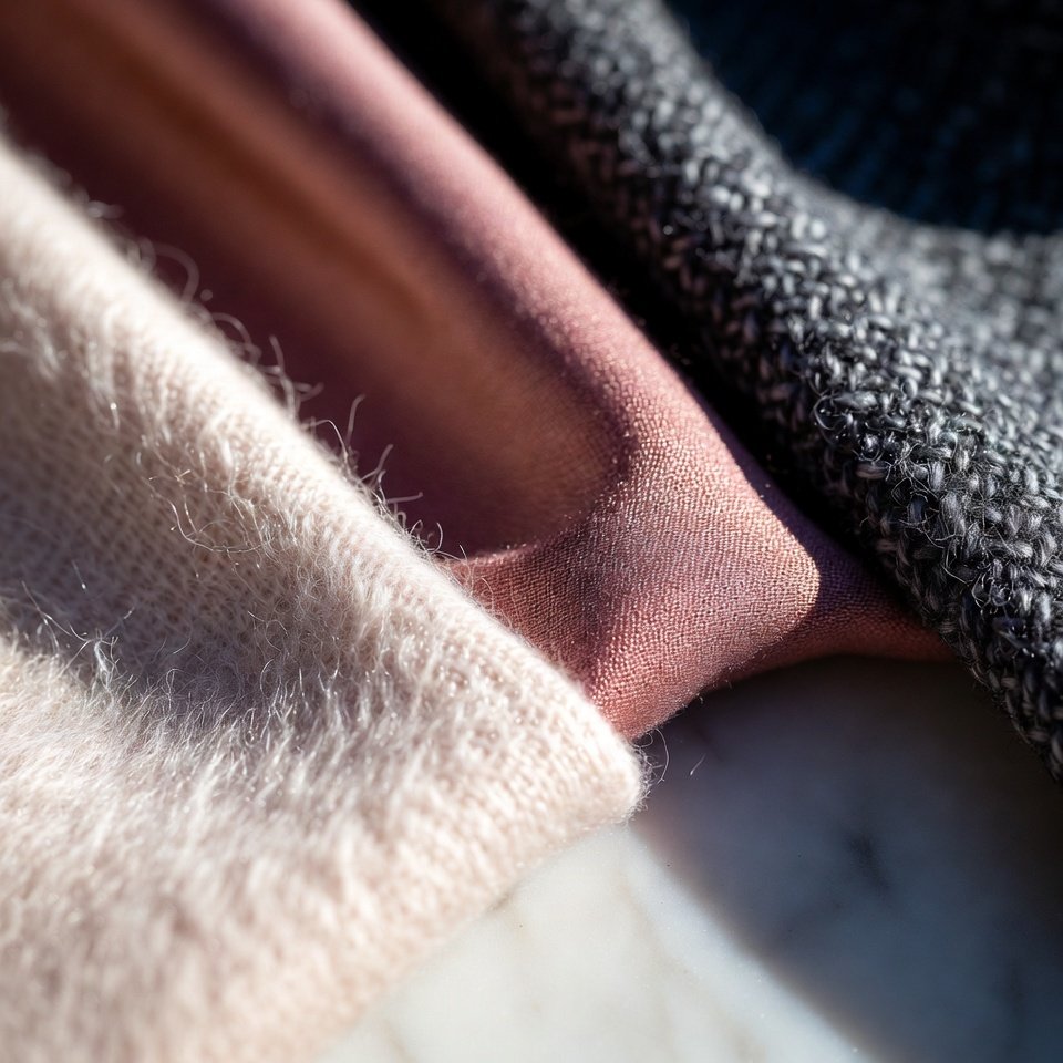 JO Style Instagram — fabric and material consultation detail