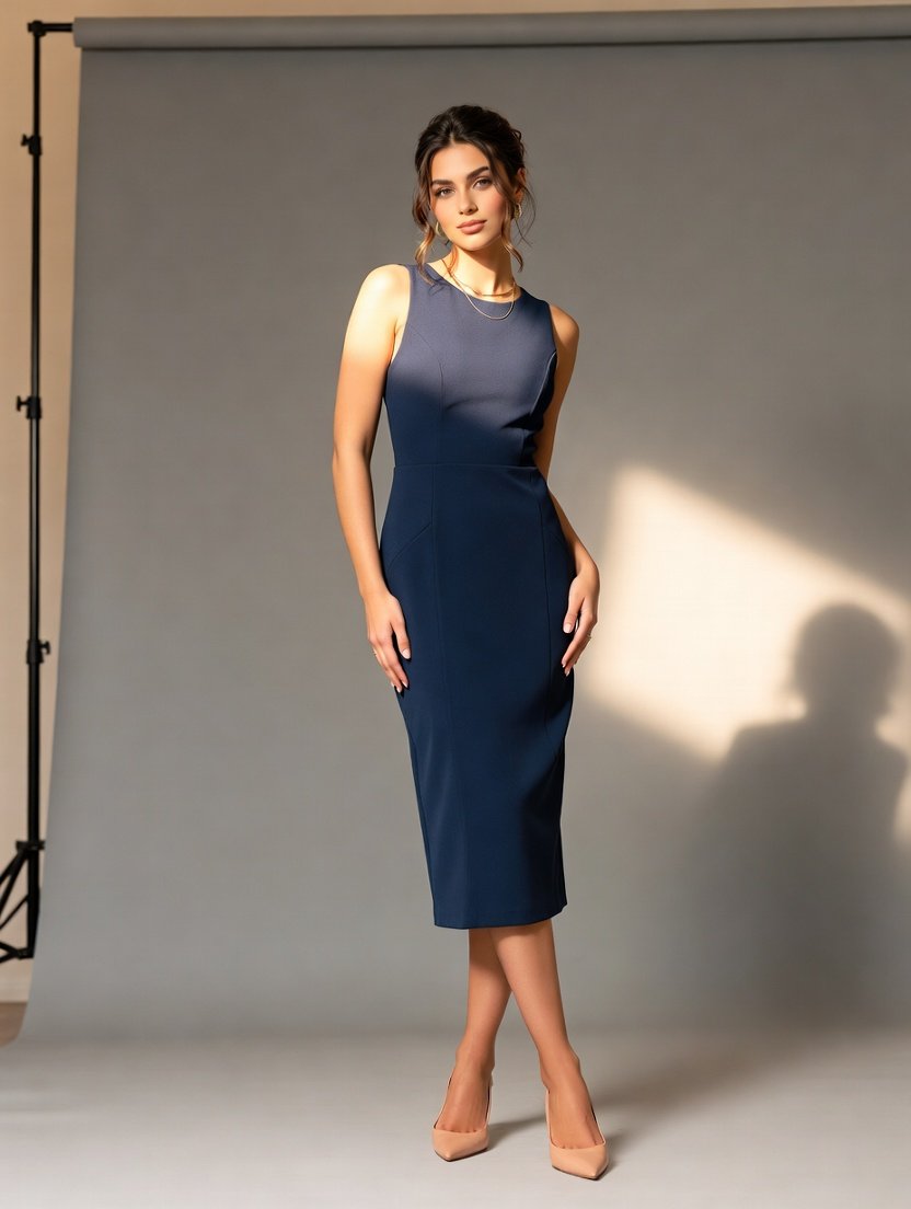 Studio look in navy — style consultation portfolio JO Style Dortmund