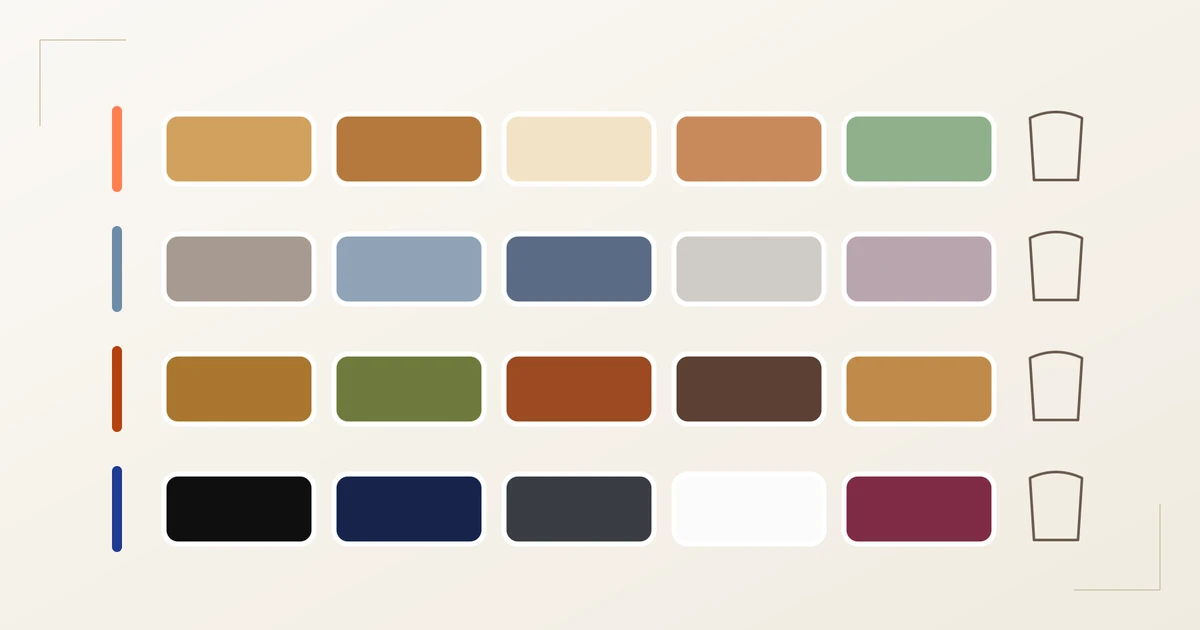 Mantelfarben nach Farbtyp — Camel, Taupe, Oliv, Marine und Anthrazit für Frühling, Sommer, Herbst und Winter
